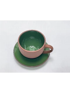 <strong>Moss Green cup & Saucer</strong>