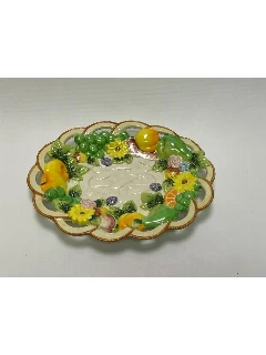 Handpainted fruit plate