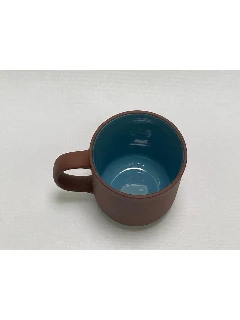 淺藍色赤陶杯 